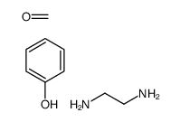 ethane-1,2-diamine,formaldehyde,phenol结构式
