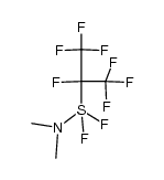S-Perfluormethyl-S-dimethylamino-schwefeldifluorid结构式