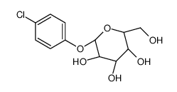 (2S,3R,4S,5R,6R)-2-(4-chlorophenoxy)-6-(hydroxymethyl)oxane-3,4,5-triol结构式