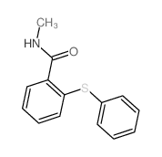 Benzamide,N-methyl-2-(phenylthio)- structure