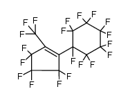 Perfluor-(1-cyclohexyl-2-methylcyclopenten) Structure