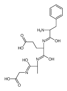 poly(phenylalanyl-glutamyl-alanyl-glycine)结构式