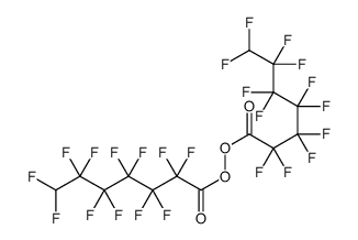 2,2,3,3,4,4,5,5,6,6,7,7-dodecafluoroheptanoyl 2,2,3,3,4,4,5,5,6,6,7,7-dodecafluoroheptaneperoxoate Structure