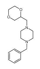 1-phenylmethyl-4(dioxan-2-ylmethyl)piperazine Structure