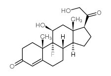 9 alpha-fluorocorticosterone Structure