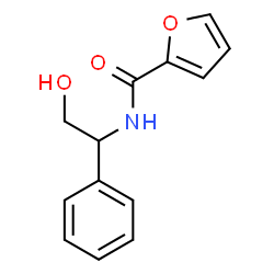 FURAN-2-CARBOXYLIC ACID (2-HYDROXY-1-PHENYL-ETHYL)-AMIDE结构式