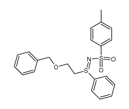 N-((2-(benzyloxy)ethyl)(phenyl)-l4-sulfanylidene)-4-methylbenzenesulfonamide Structure
