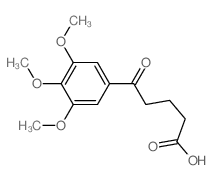 Benzenepentanoic acid,3,4,5-trimethoxy-d-oxo- structure