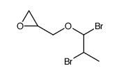 [(1,2-dibromopropoxy)methyl]oxirane结构式