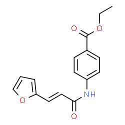 ethyl (E)-4-(3-(furan-2-yl)acrylamido)benzoate Structure