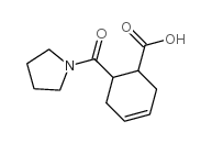 6-(PYRROLIDINE-1-CARBONYL)-CYCLOHEX-3-ENECARBOXYLIC ACID Structure