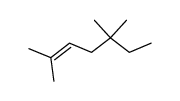 2,5,5-trimethyl-hept-2-ene结构式