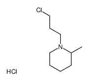 N-(2-chloropropyl)-2-pipecoline hydrochloride salt结构式