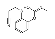 [2-(2-cyanoethylsulfanyl)phenyl] N-methylcarbamate Structure