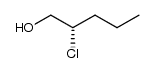 S-(-)-2-chloro-1-pentanol Structure