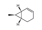 exo-7-Methylbicyclo(4.1.0)hept-2-ene结构式