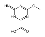 1,3,5-Triazine-2-carboxylicacid,4-amino-6-methoxy-(9CI)结构式