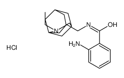 N-[2-[1-adamantyl(ethyl)amino]ethyl]-2-aminobenzamide,hydrochloride结构式