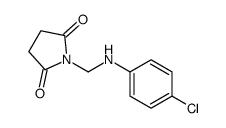 1-[(4-chloroanilino)methyl]pyrrolidine-2,5-dione Structure