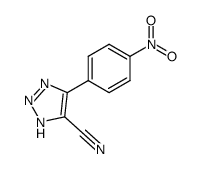 5-(4-nitro-phenyl)-1H-[1,2,3]triazole-4-carbonitrile结构式