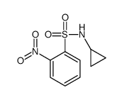 N-环丙基-2-硝基苯磺酰胺结构式