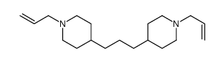 1-prop-2-enyl-4-[3-(1-prop-2-enylpiperidin-4-yl)propyl]piperidine Structure