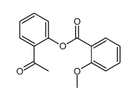 (2-acetylphenyl) 2-methoxybenzoate结构式