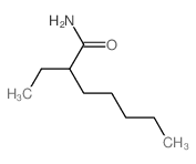 HEPTANAMIDE, 2-ETHYL- Structure