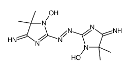 1-hydroxy-2-[(E)-(1-hydroxy-4-imino-5,5-dimethylimidazol-2-yl)diazenyl]-5,5-dimethylimidazol-4-imine结构式