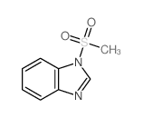 1H-Benzimidazole,1-(methylsulfonyl)- Structure