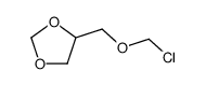 4-(chloromethoxy-methyl)-[1,3]dioxolane结构式