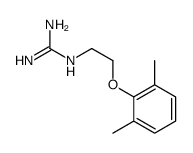 2-[2-(2,6-Dimethylphenoxy)ethyl]guanidine Structure