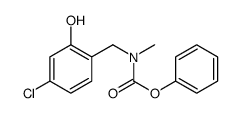 phenyl N-[(4-chloro-2-hydroxyphenyl)methyl]-N-methylcarbamate结构式