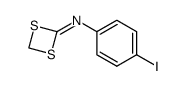 N-(4-iodophenyl)-1,3-dithietan-2-imine Structure