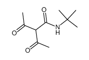 2-Acetyl-N-tert-butyl-3-oxobutyramid Structure