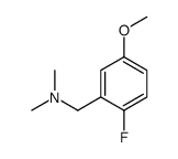 Benzenemethanamine, 2-fluoro-5-methoxy-N,N-dimethyl- (9CI) structure