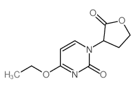 4-ethoxy-1-(2-oxooxolan-3-yl)pyrimidin-2-one Structure