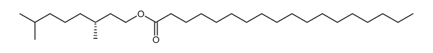 Octadecansaeure-(+)(R)-dihydrocitronellylester结构式