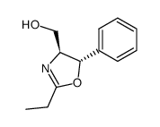 (4S)-2-Ethyl-5α-phenyl-2-oxazoline-4β-methanol Structure