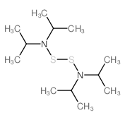 2-Propanamine,N,N'-dithiobis[N-(1-methylethyl)-结构式