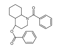 [(4S,4aS,8aR)-1-benzoyl-3,4,4a,5,6,7,8,8a-octahydro-2H-quinolin-4-yl] benzoate结构式