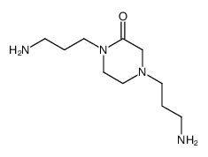 1,4-bis(3-aminopropyl)piperazin-2-one结构式