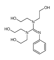 1,1,3,3-tetrakis(2-hydroxyethyl)-2-phenylguanidine Structure