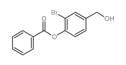 2-BROMO-4-(HYDROXYMETHYL)PHENYL BENZOATE Structure