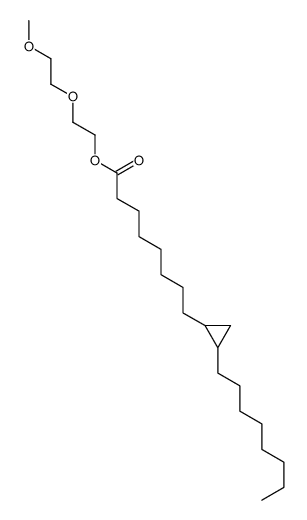 2-(2-methoxyethoxy)ethyl 8-(2-octylcyclopropyl)octanoate Structure