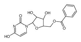 [(2R,3S,4R,5R)-5-(2,4-dioxopyrimidin-1-yl)-3,4-dihydroxyoxolan-2-yl]methyl benzoate结构式