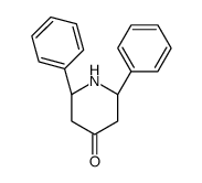 (2S,6R)-2,6-diphenylpiperidin-4-one Structure