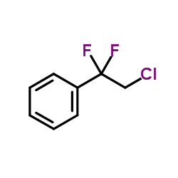 (2-Chloro-1,1-difluoroethyl)benzene结构式