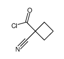 1-cyanocyclobutanecarboxylic acid chloride Structure