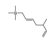 trimethyl(5-methylhepta-2,6-dienyl)silane Structure